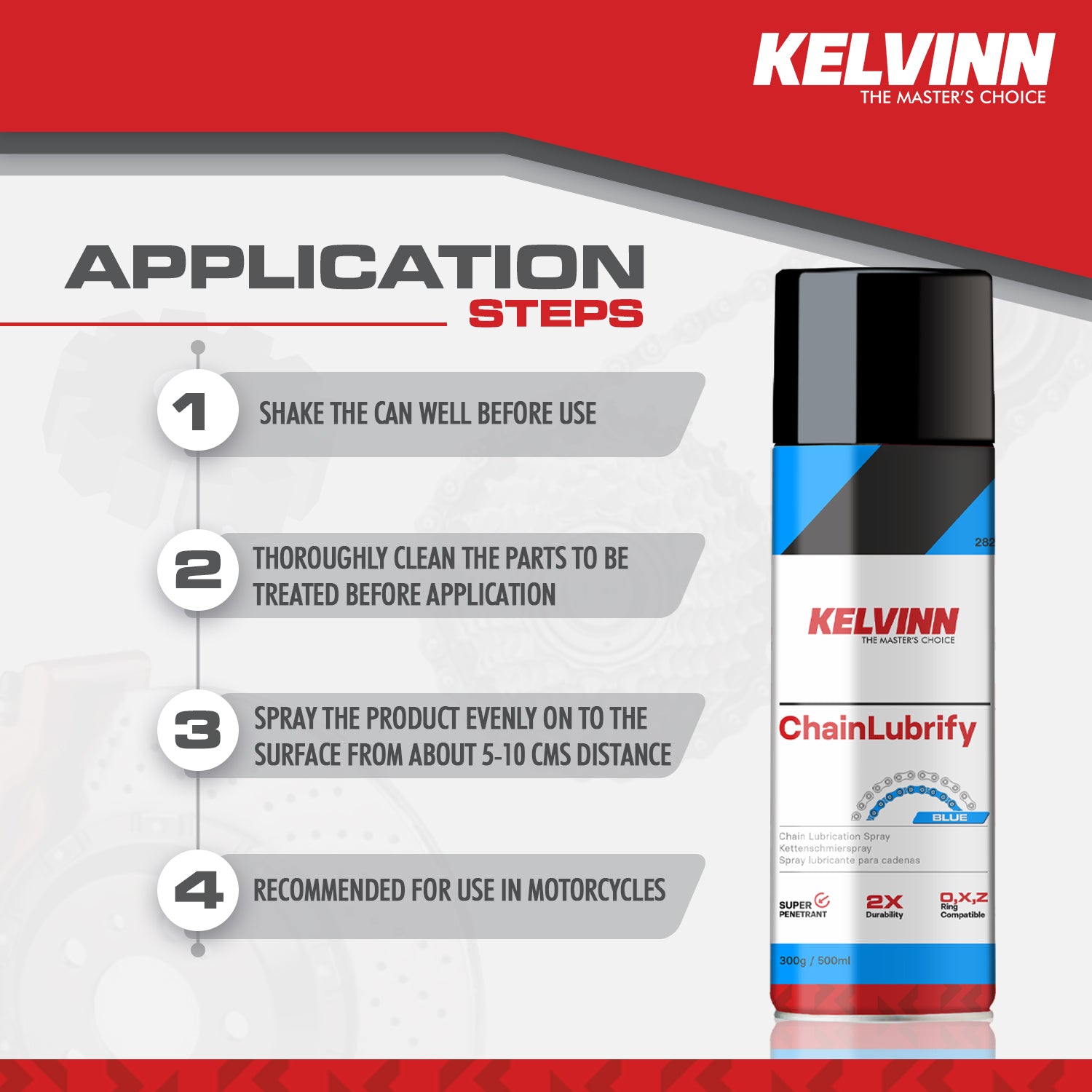 KELVINN CHAIN LUBE SPRAY