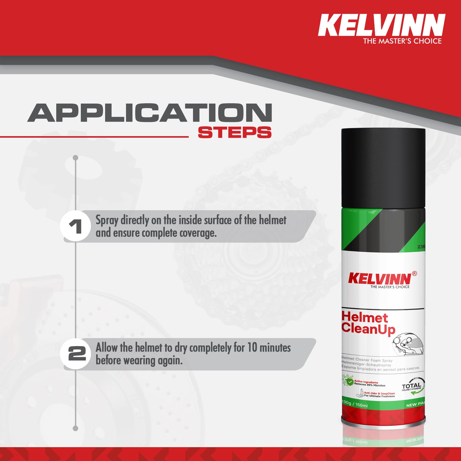KELVINN HELMET CLEANUP