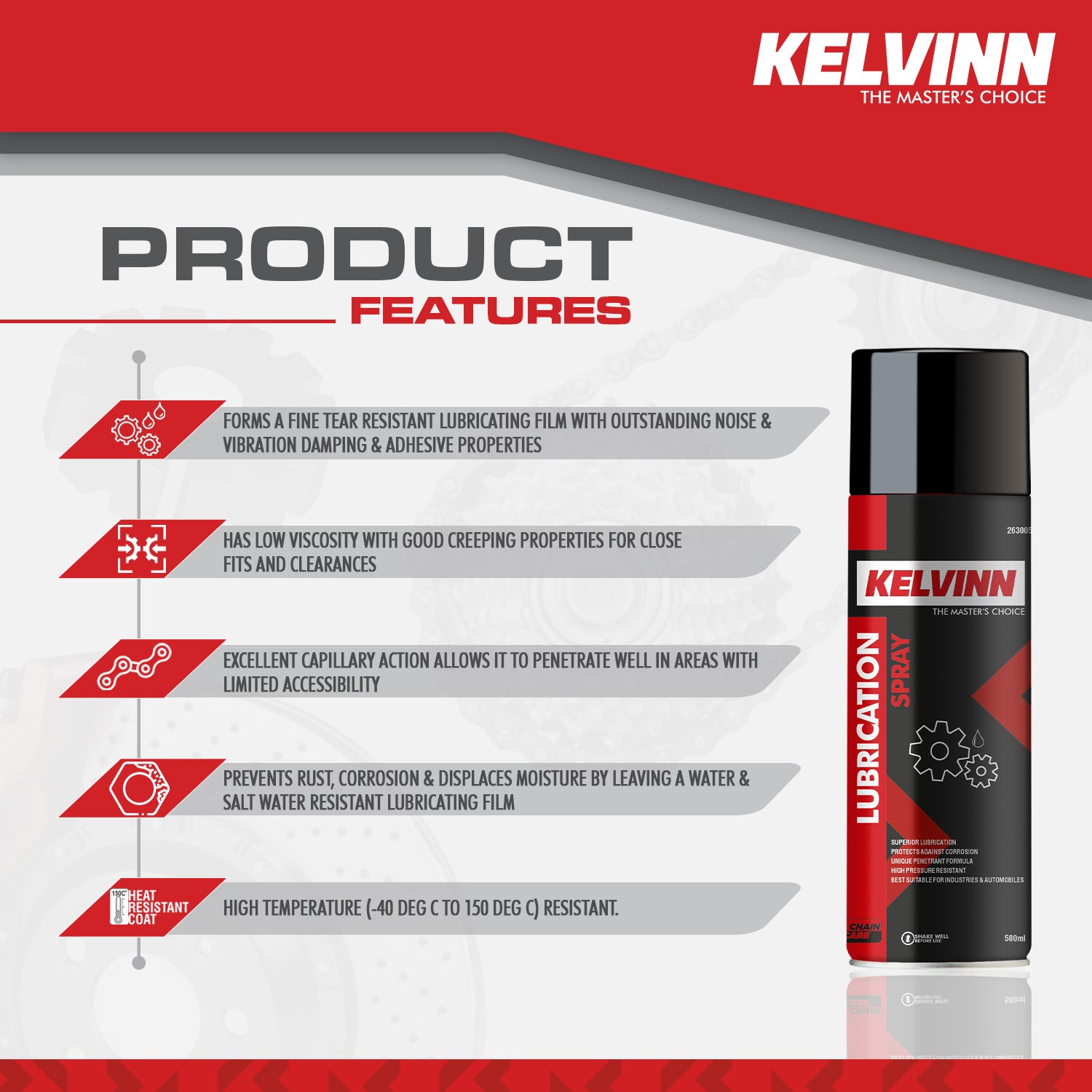 KELVINN LUBRICATION SPRAY